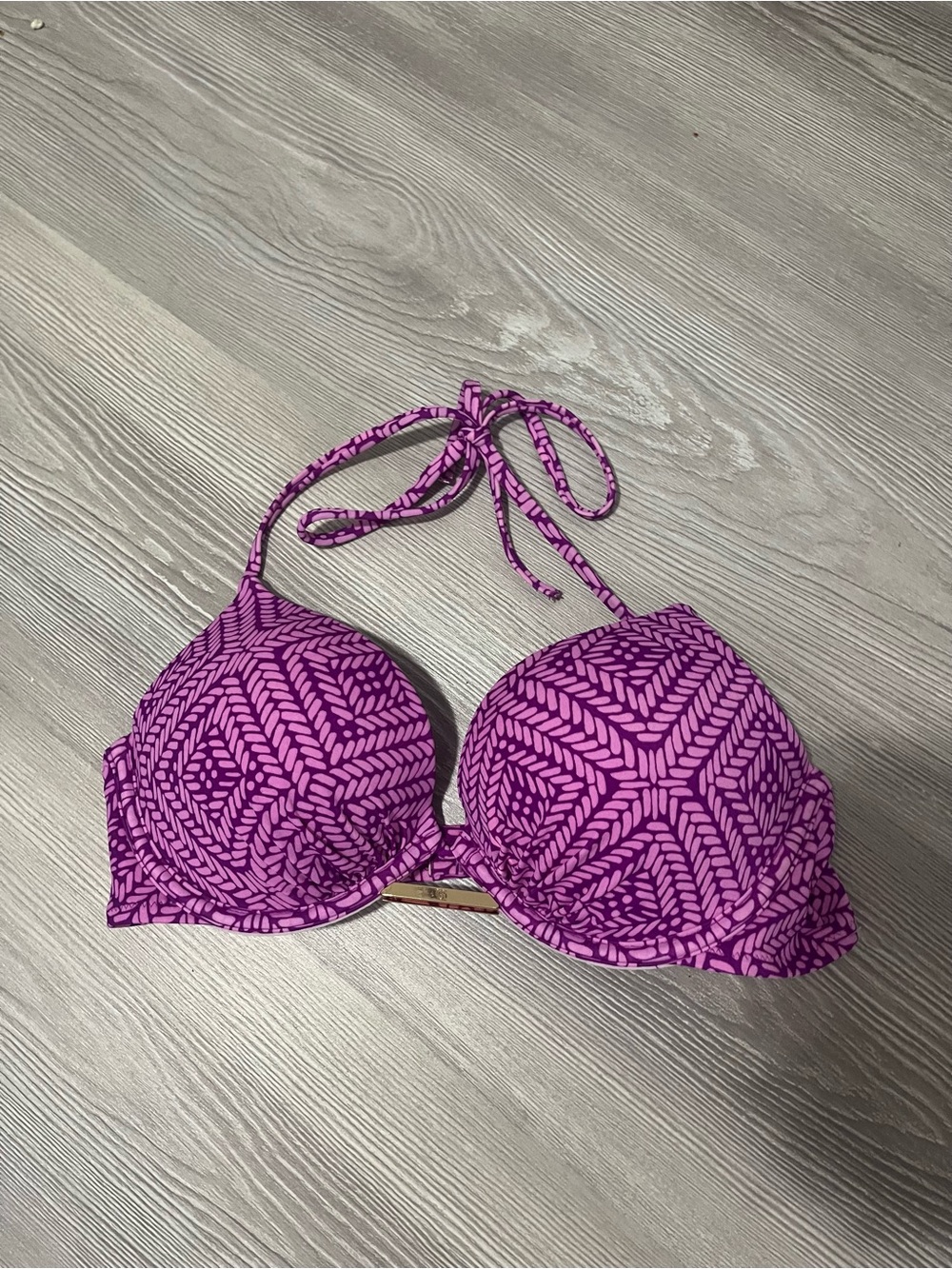 Victorias Secret Purple Bombshell Bikini Top size 34B